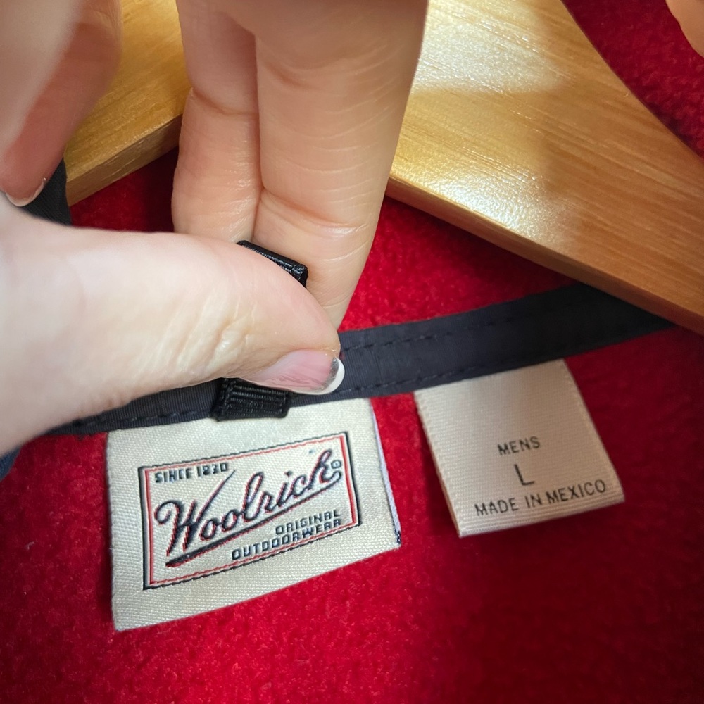 Woolrich Polartec Snap Pullover Fleece Sweater - Picture 12 of 12